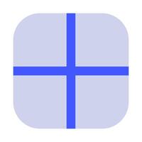 Grid icon for uiux, web, app, infographic, etc vector