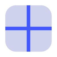 Grid icon for uiux, web, app, infographic, etc vector