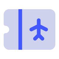 Boarding Pass icon for web, app, infographic vector