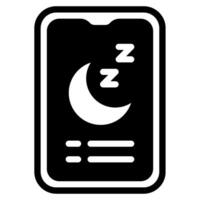 Sleep Tracker icon for web, app, infographic, etc vector