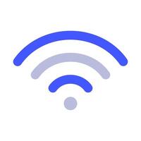 Wifi icono para uiux, web, aplicación, infografía, etc vector