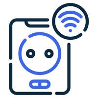 Smart Plug icon for web, app, infographic, etc vector