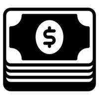 Banknote icon for web, app, infographic, etc vector