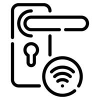 Connected Lock icon for web, app, infographic, etc vector