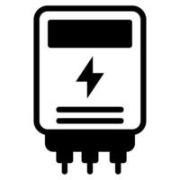 Energy Meter icon for web, app, infographic, etc vector