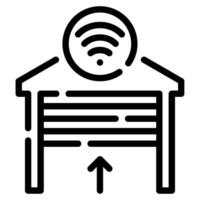 Garage Opener icon for web, app, infographic, etc vector