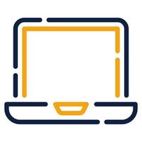 para web, aplicación, infografía, etc.computadora portátil icono vector