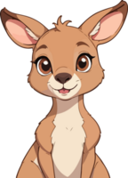 Kangaroo Cartoon Animal Sticker png