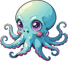 Octopus Animal Cartoon Character png