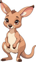 kangourou dessin animé animal graphique png