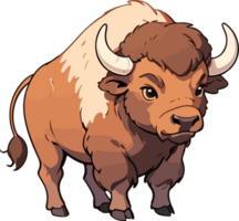 Bison Tier Karikatur Clip Kunst png