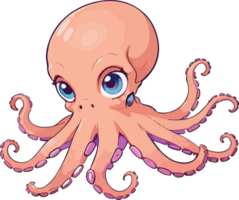 pulpo animal dibujos animados imagen png