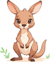 känguru tecknad serie djur- klämma png