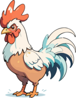 pollo gallo dibujos animados diseño png