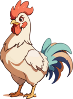 pollo gallo dibujos animados imagen png