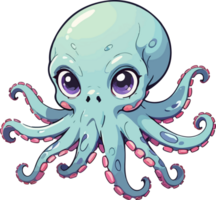 Octopus voelhoorn tekenfilm dier png