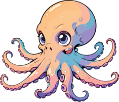 Octopus Tentacle Cartoon Logo png