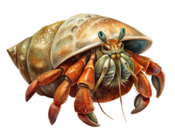 ermite Crabe mer créature png