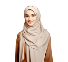 woman wearing a scarf png