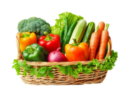 basket of vegetables png