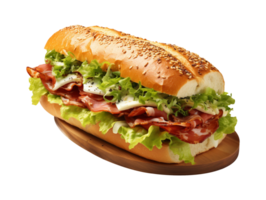 belegd broodje Fast food geïsoleerd png