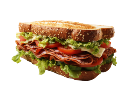 belegd broodje Fast food geïsoleerd png