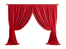 red curtain isolated png