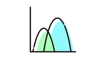 grafico la zona animato icona con trasparente sfondo e facile per uso video