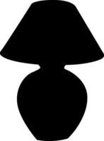 Silhuette lamp, table lamp, wall lamp vector