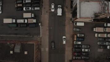 An ambulance in the streets, tracking shot 4k background video