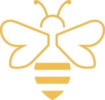 Honey Bee Logo, Honey Bee Logo illustration, eps 10. Abstract Honey Bee Logo. Honey bee logo design isolated on a Format of illustrator on white background. vector