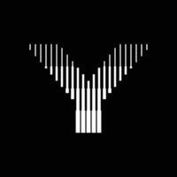Y Letter Lines Logo Icon Illustration vector
