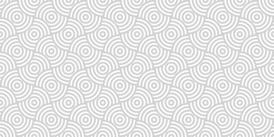 Modern abstract background pattern with circles, geometric seamless repeating wallpaper, white and grey banner design. vector
