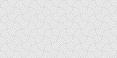 Modern abstract background pattern with circles, geometric seamless repeating wallpaper, white and grey banner design. vector