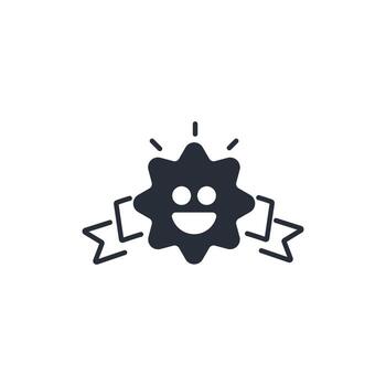 happy icon. .Editable stroke.linear style sign for use web design,logo.Symbol illustration. vector