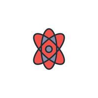 physics icon. .Editable stroke.linear style sign for use web design,logo.Symbol illustration. vector