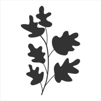 Floral Pattern Brush Element vector
