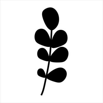 Floral Pattern Brush Element vector