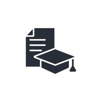 Education icon. .Editable stroke.linear style sign for use web design,logo.Symbol illustration. vector