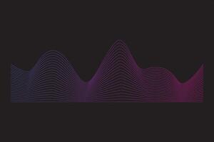 Abstract wave line element vector