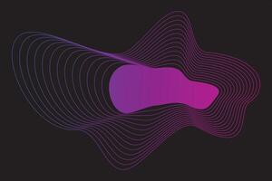 Abstract wave line element vector