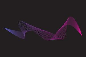 Abstract wave line element vector