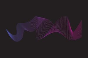 Abstract wave line element vector