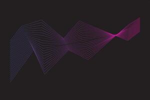 Abstract wave line element vector