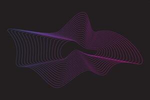 Abstract wave line element vector