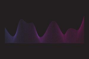 Abstract wave line element vector