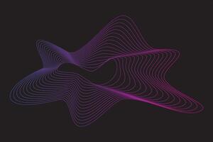 Abstract wave line element vector