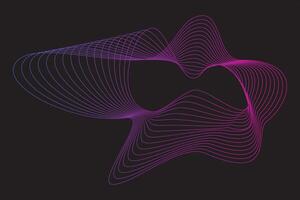 Abstract wave line element vector