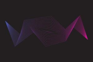 Abstract wave line element vector