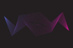 Abstract wave line element vector